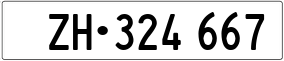 Truck License Plate